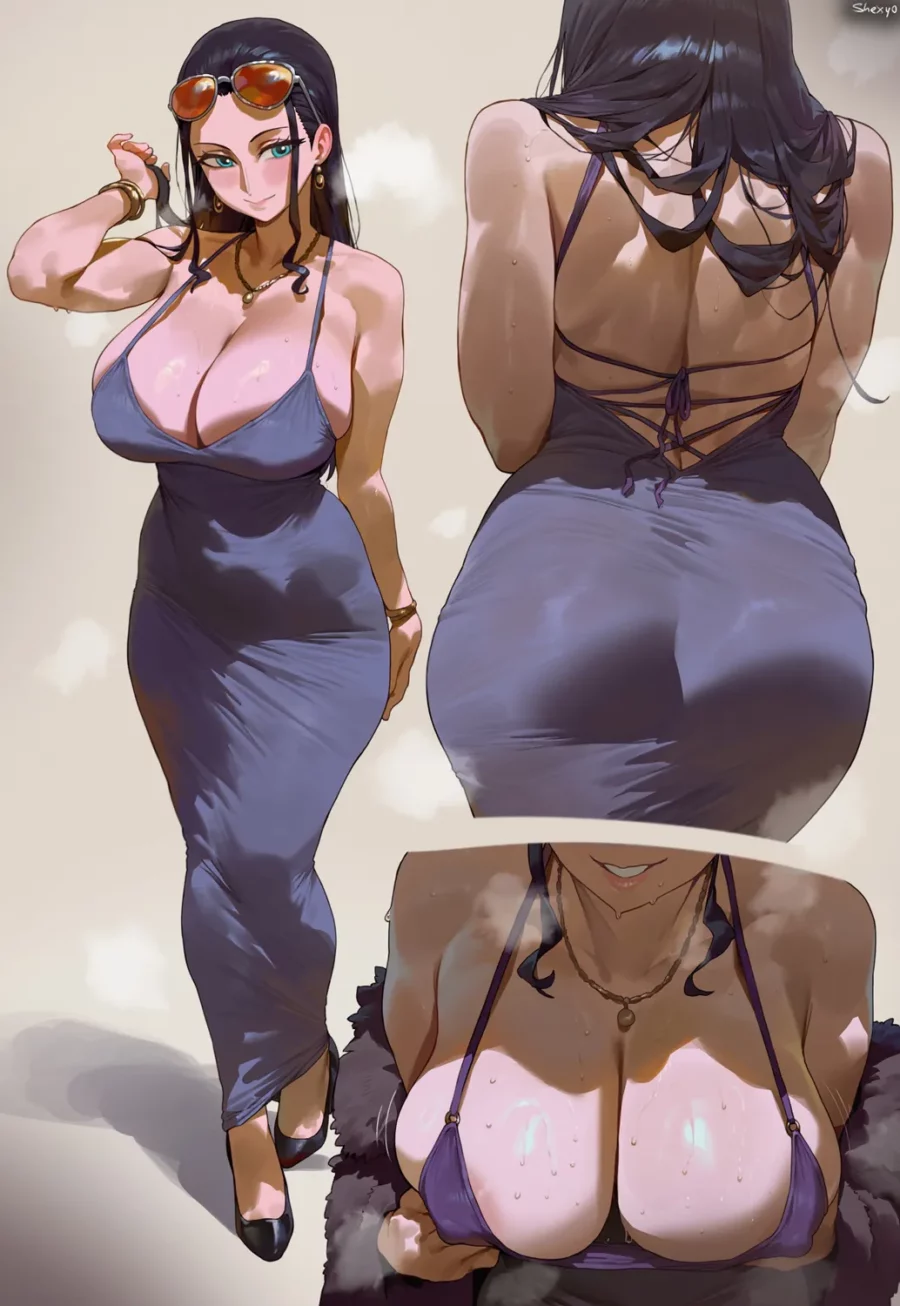 Nico Robin Sexy Dress by Shexyo – One Piece Hentai 1 Nico Robin Sexy Dress by Shexyo – One Piece