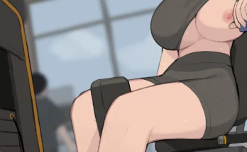 Miyamoto Chihiro Quick Flashing at The Gym by Pepper0 – Original