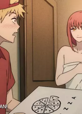 Denji X Makima Order Pizza by Redhornyhead – Chainsaw Man