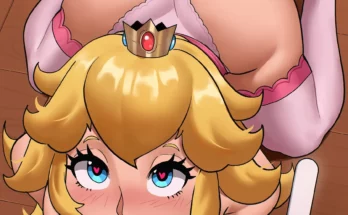Princess Peach Open Her Mouth by Echosaber – Super Mario Bros.