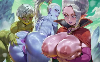 Cheelai, Vados and Arinsu by Shexyo – Dragon Ball