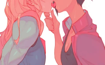 Blonde Blazer X Invisigal Tongue Kiss by Rebigaki Art – Dispatch (Game)