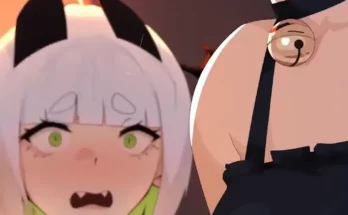 Eloise and Saki Rule34 Animation by The Atko – Halloween