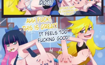 Panty and Stocking Helping Each Other by Hornygraphite – Panty & Stocking With Garterbelt
