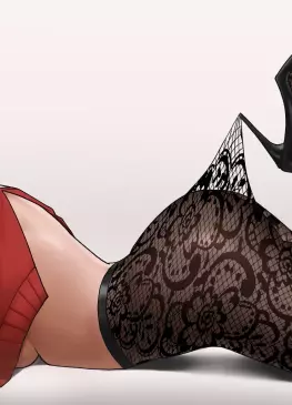 Yor Lace Pantyhose Hooked on Heel by Echosaber – Spy X Family