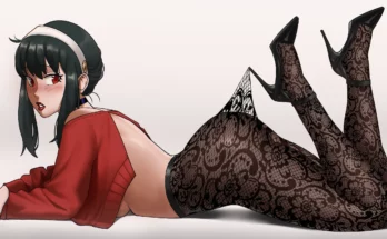 Yor Lace Pantyhose Hooked on Heel by Echosaber – Spy X Family