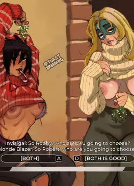 Blonde Blazer and Invisigal, Both Is Good by Toastbreeding – Dispatch (game)