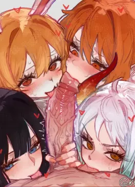 Carrot, Nami, Nico Robin and Yamato Sharing The D by Klopsiak – One Piece
