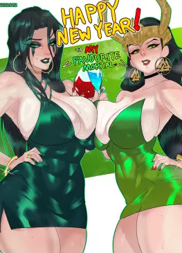 Goddess Hela and Lady Loki, Happy New Year by Shinda292 – Marvel Rivals