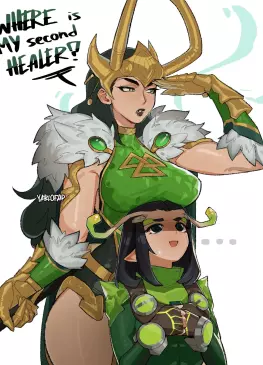 Lady Loki X Mantis by Yablofap – Marvel Rivals