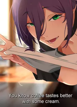 Reze Offer Some Cream for Your Coffee by Khyleri – Chainsaw Man