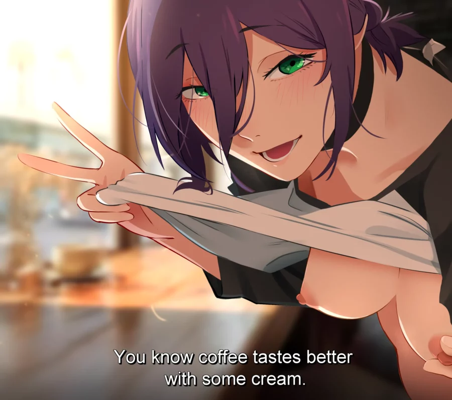 Reze Offer Some Cream for Your Coffee by Khyleri - Chainsaw Man