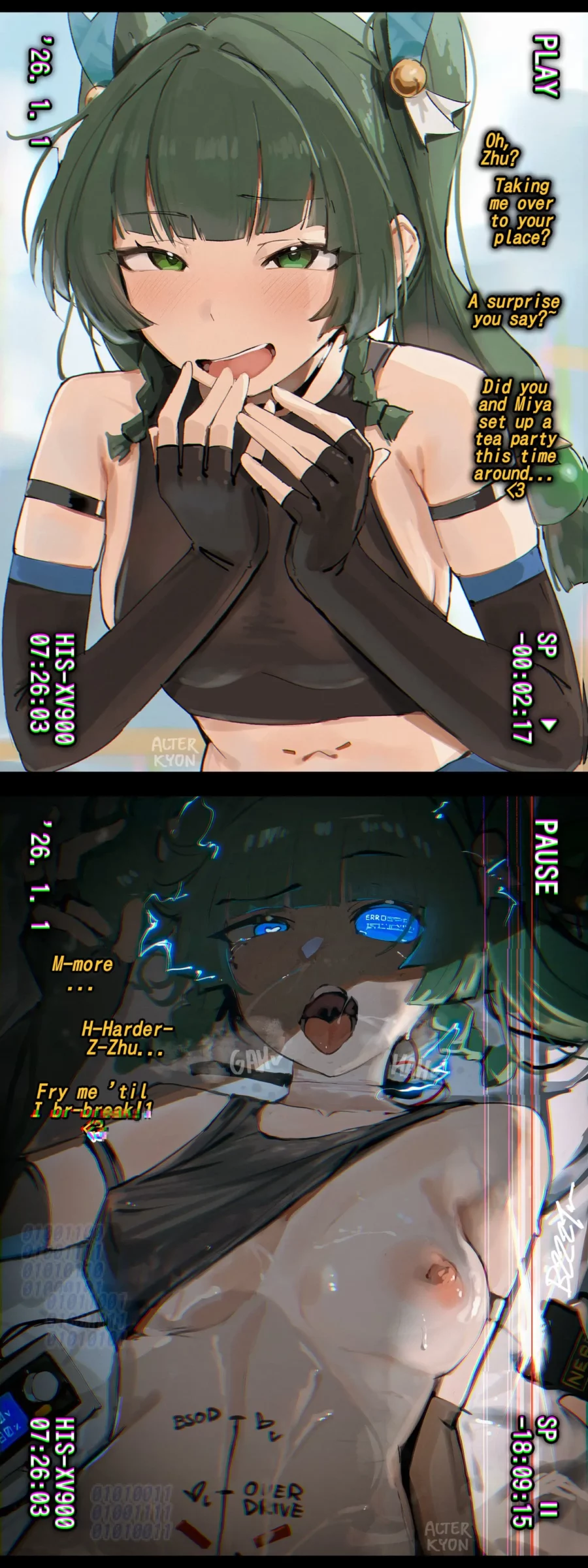 Zhu Yuan Makes Qingyi Glitching by Alterkyon - Zenless Zone Zero Hentai 1 Zhu Yuan Makes Qingyi Glitching by Alterkyon - Zenless Zone Zero