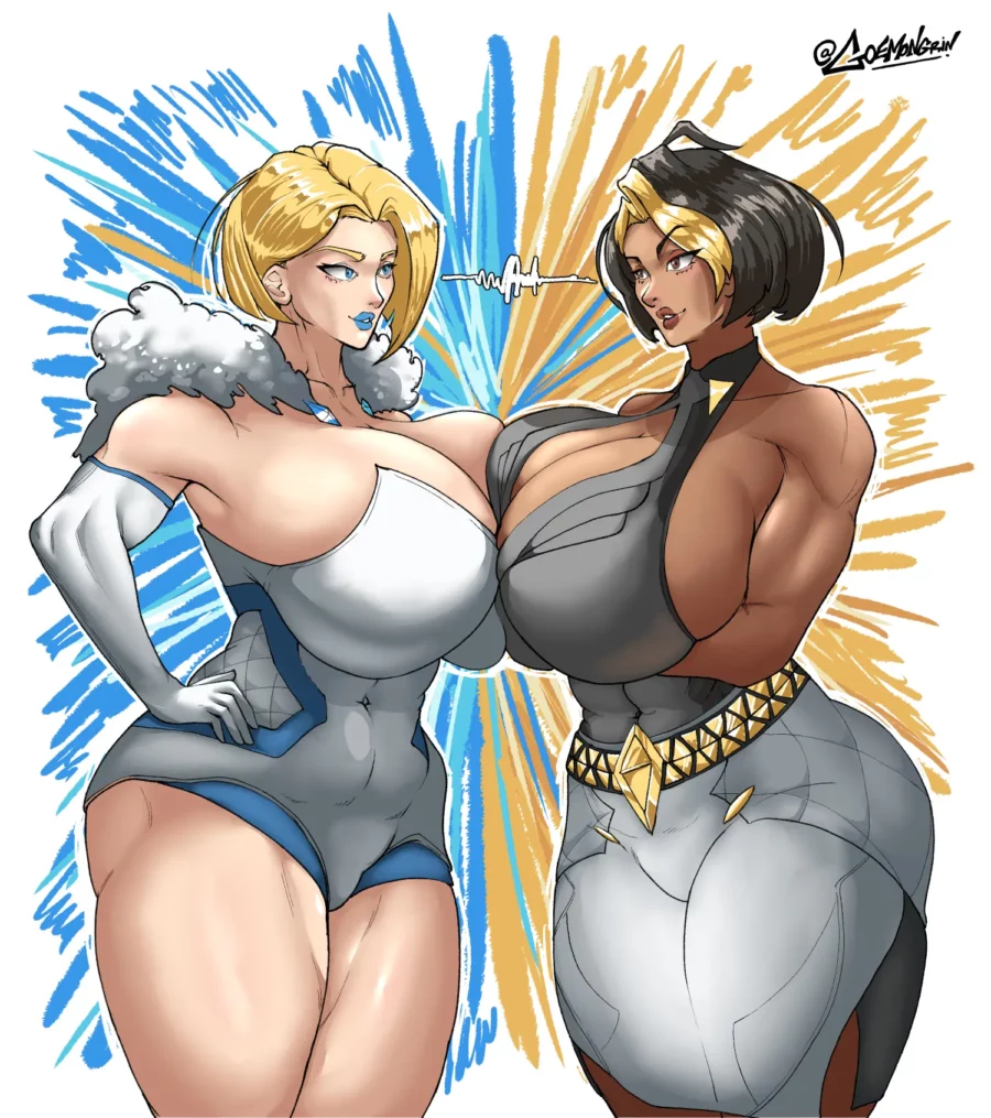 Domina Vs Emma Frost by Goemongrin - Overwatch X Marvel Rivals