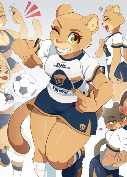 Goya The Mascot by Drawligator – PumasMX