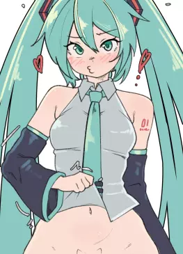 Hatsune Miku Do You Want to Pet My Cat (Meme) by Piutahayo – Vocaloid