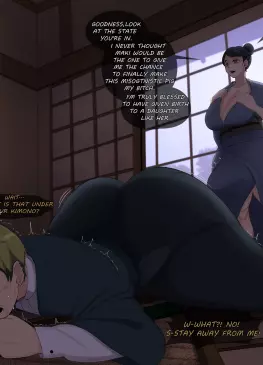 Maki’s Mother X Zenin Naoya by Yamathegod – Jujutsu Kaisen