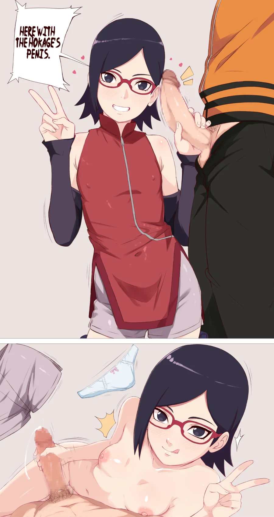 Sarada Have Thing for Hokage's Penis - Boruto Naruto Next Generations