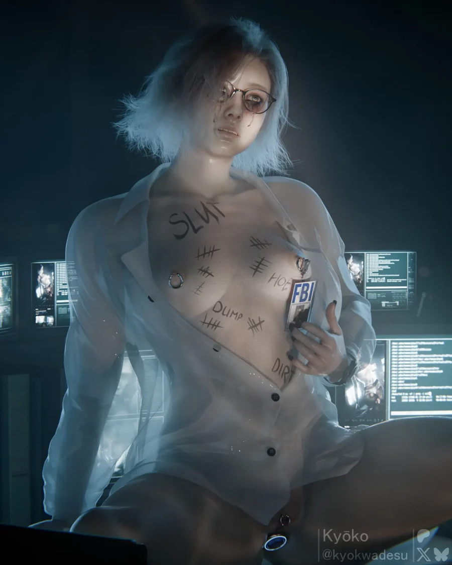 FBI Slut Grace Ashcroft by Kyokwadesu - Resident Evil Requiem