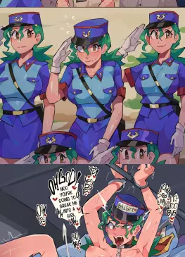 Machamp X Officer Jenny by Diforland – Pokemon