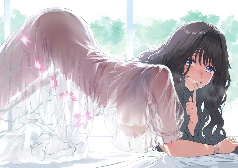 See-Through Kaoruko Waguri by Hews Hack - Kaoru Hana Wa Rin to Saku