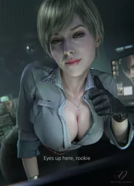 Sherry Birkin Says Eyes Up Here, Rookie by Ayjokar – Resident Evil Requiem