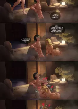 Tsunade Relaxing Bath by Echosaber – Naruto