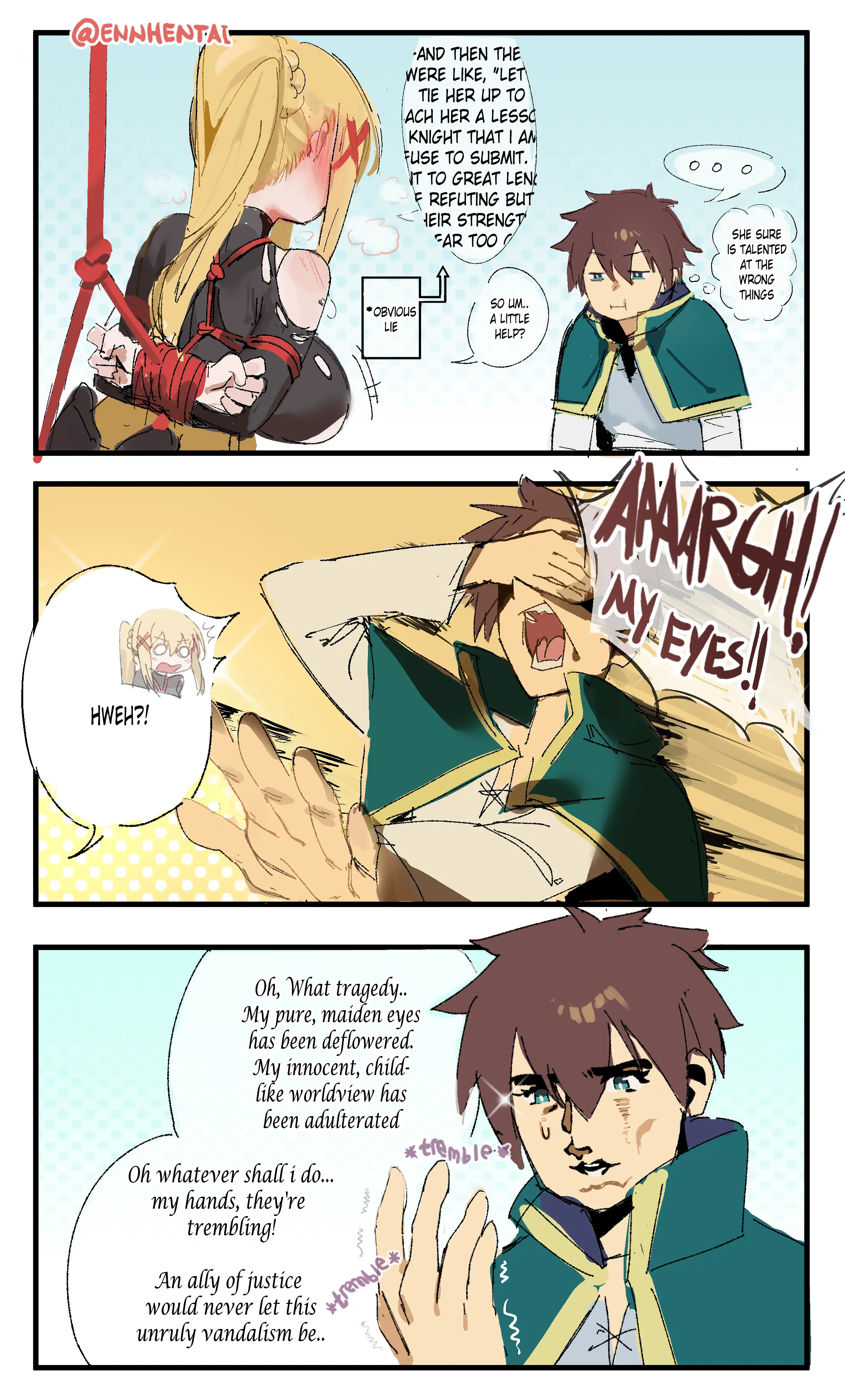 Kazuma Fuck Darkness by Ennhentai - Konosuba (3)