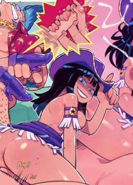 Franky X Miss All Sunday (Nico Robin) by Speedosausage – One Piece