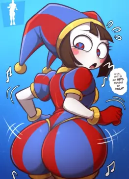 Pomni Emoting by Semidraws – Fortnite X The Amazing Digital Circus