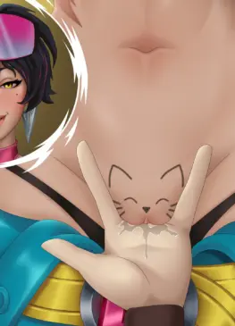 Petting Jubilee’s Cat by Spellcaster Knight – Marvel